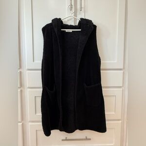 Black Fuzzy Cardigan